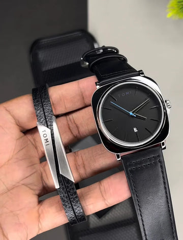 ⌚ Premium Minimalist Leather Strap Watch – Timeless Elegance for Every Occasion