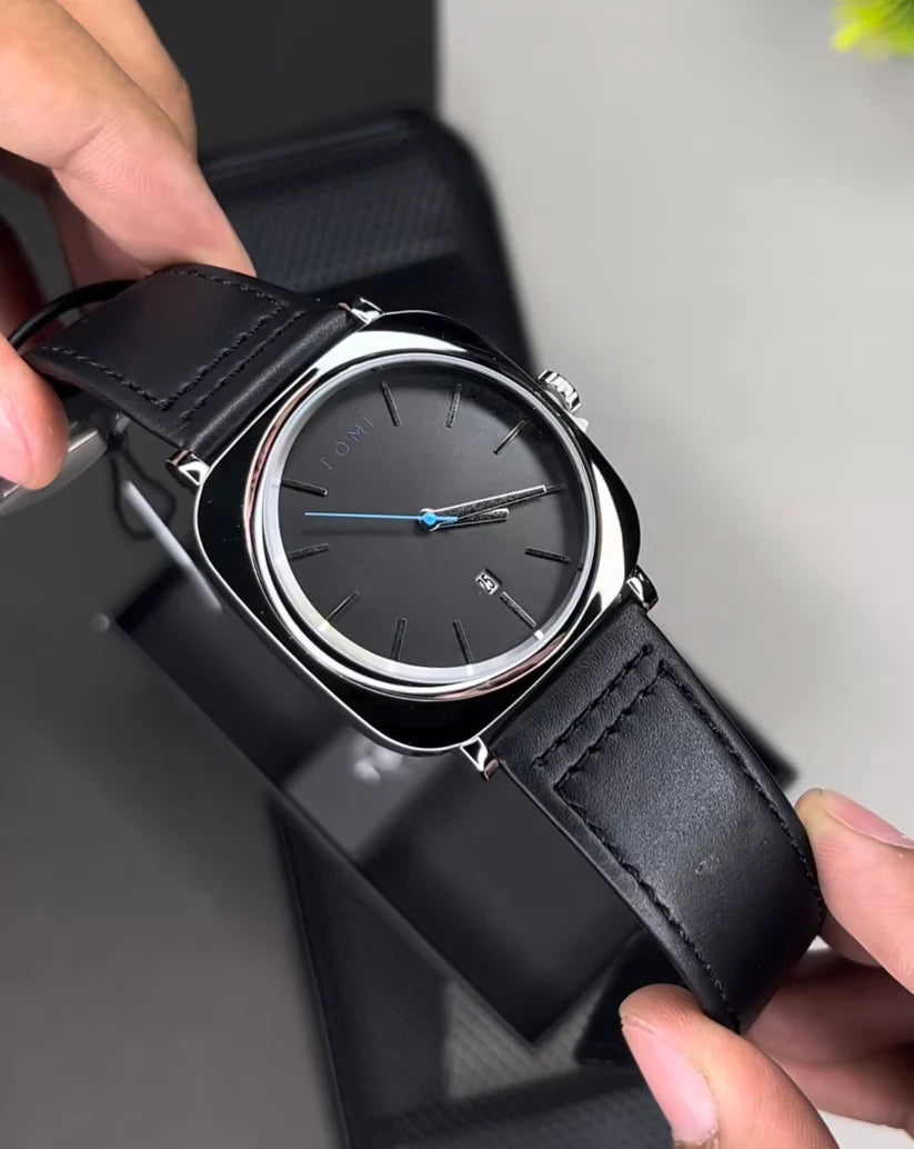 ⌚ Premium Minimalist Leather Strap Watch – Timeless Elegance for Every Occasion