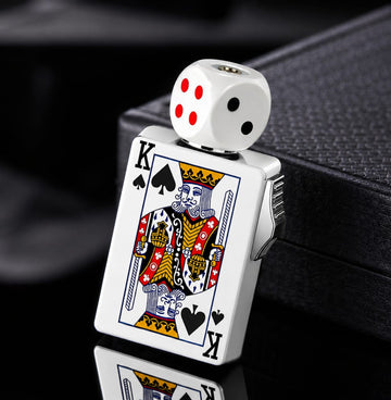 Royal Ace Plasma Lighter – Luxury Playing Card Design